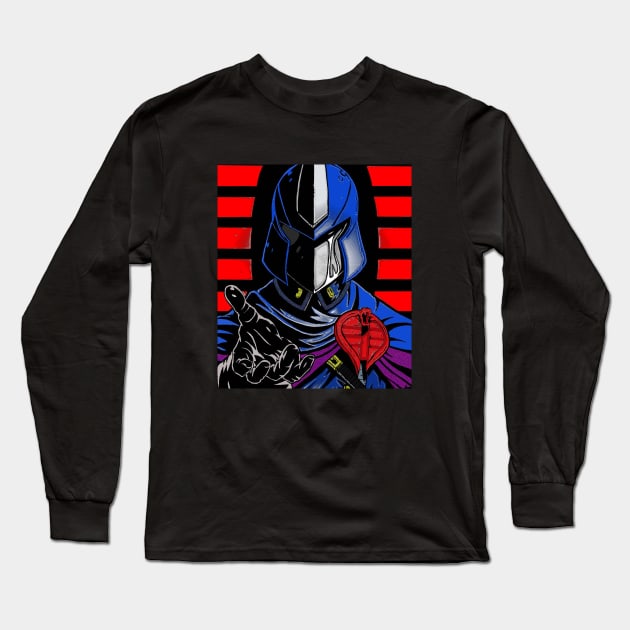 Cobra Strikes! Long Sleeve T-Shirt by AustinLBrooksART